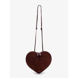 Alaia Women Suede Le Coeur Crossbody Bag